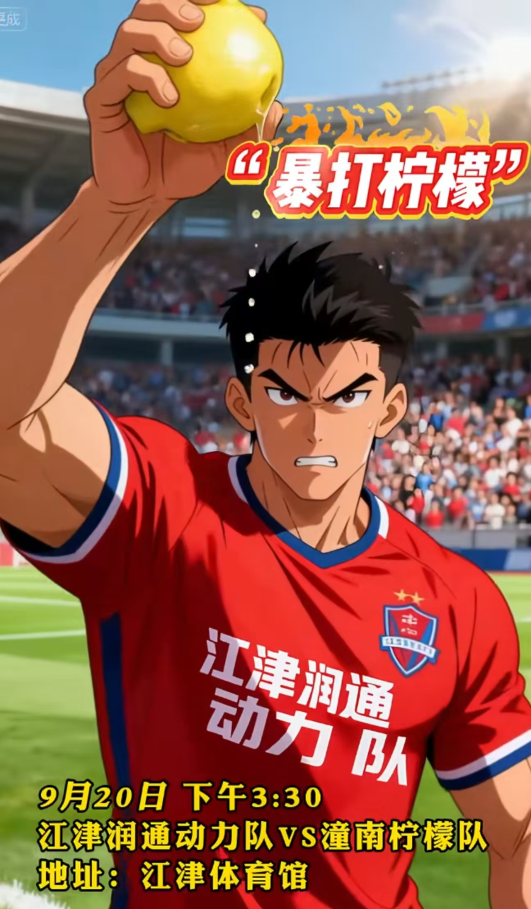 轮比赛落幕, 衣的球员, 将潼南柠檬